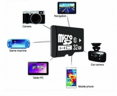 Micro SD HC Class 10 TF Flash SDHC Memory Card Real 4GB 8GB 16GB 32GB 64GB 128GB w/ Adapter