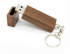 Wooden USB 2.0 3.0 Flash Drive with keyring Carved Custom Logo Photography Gift