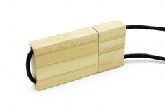 Lanyard Wooden USB Flash Drive red wood pendrive 4GB 8GB 16GB 32GB 64GB bamboo Memory Stick logo engraving wedding gifts