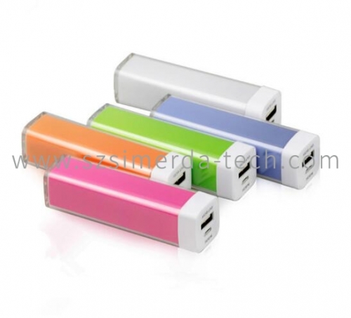 Custom Design Mini Lipstick Powerbank 2000mah