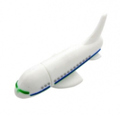 AIRPLANE SHAPE PVC/RUBBER USB STICKS FOR PROMOTION