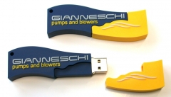 Customized PVC/rubber USB drvies with your logo for promotion